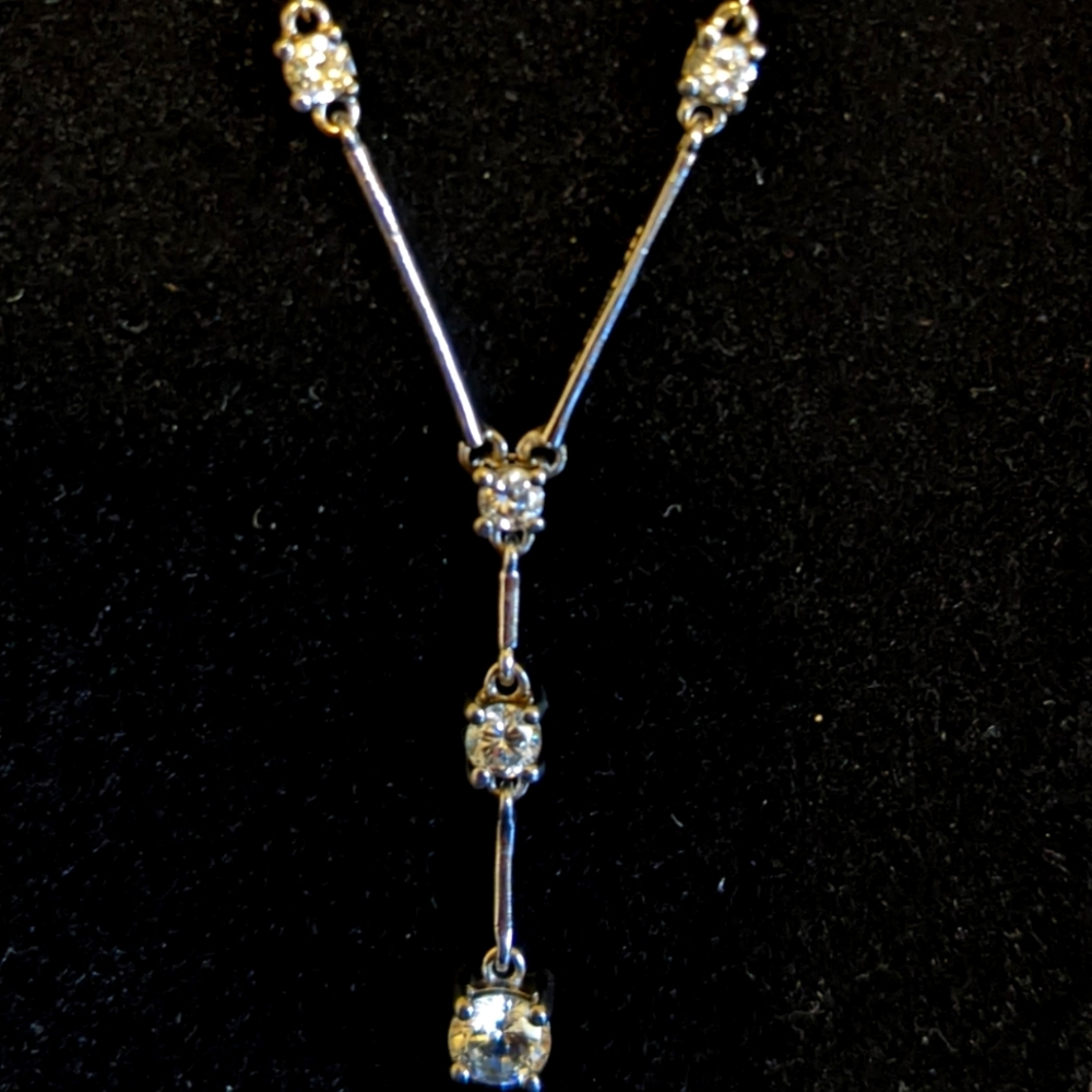 FREE Silver Tone Crystal Lariat Necklace
FREE with any purchase of $25 or more.